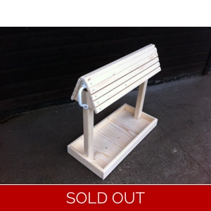 Saddle Rack with equipment shelf